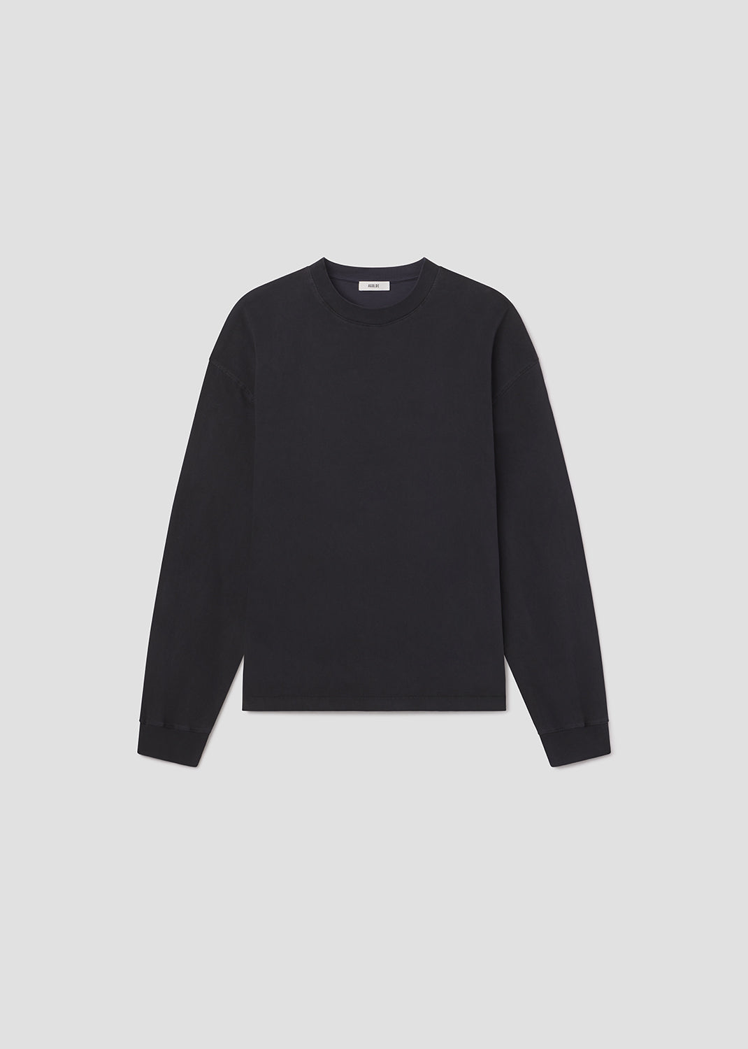 Asha Long Sleeve Mock Neck Tee in Screen