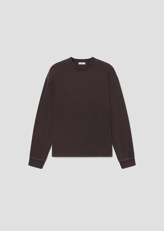 Brown sweatshirt on a light gray background