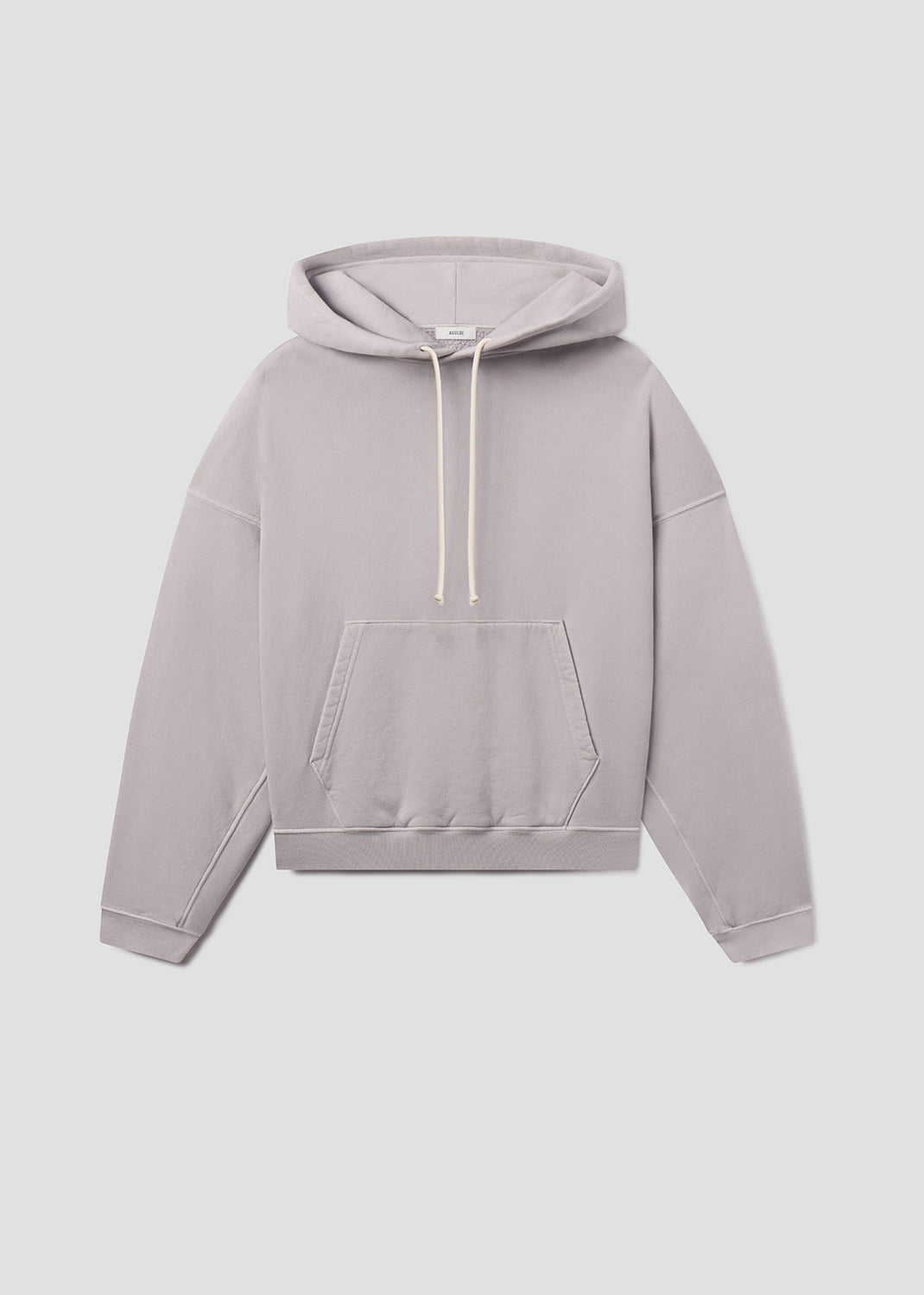 Gray hoodie on a light gray background