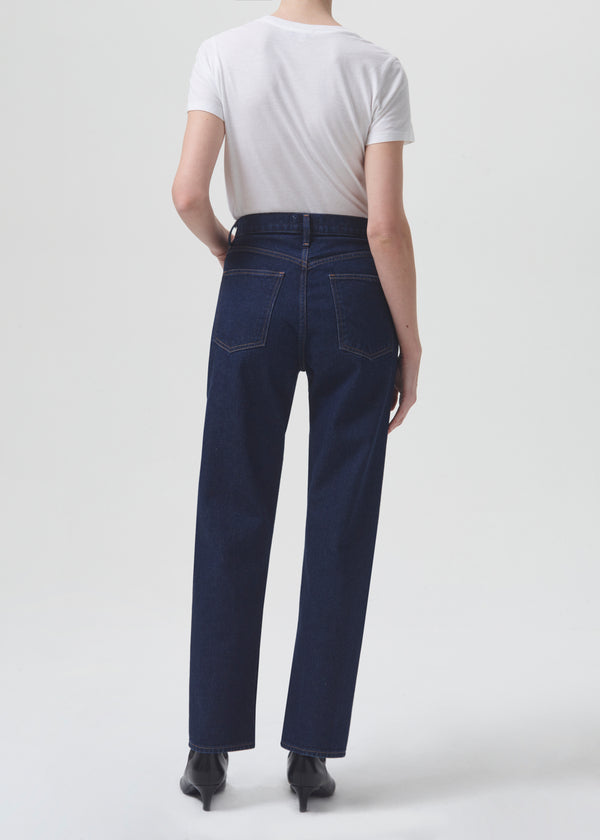 90's Pinch Waist High Rise Straight in Whisper
