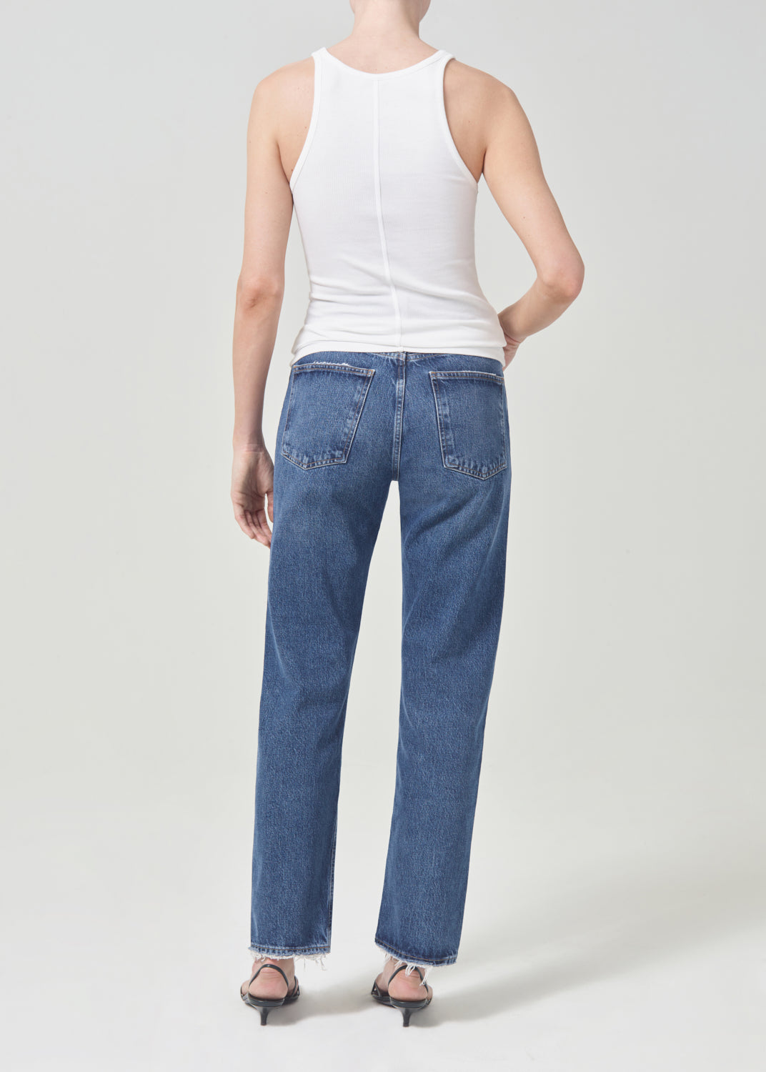 90's Pinch Waist High Rise Straight in Range – AGOLDE