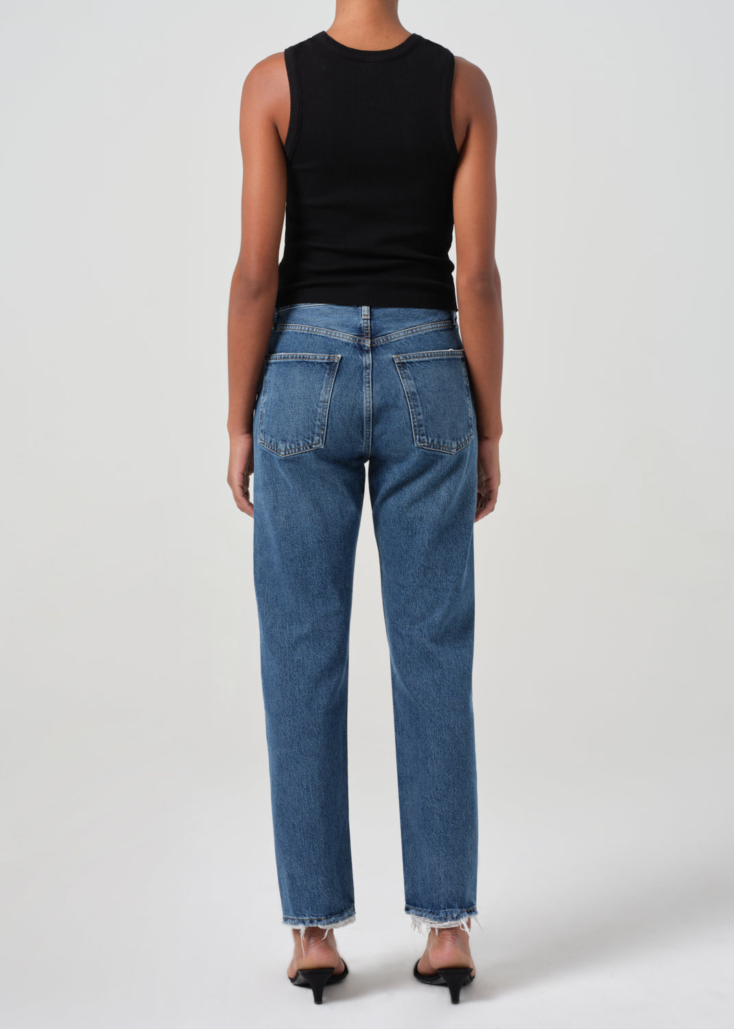 90's Pinch Waist High Rise Straight in Range