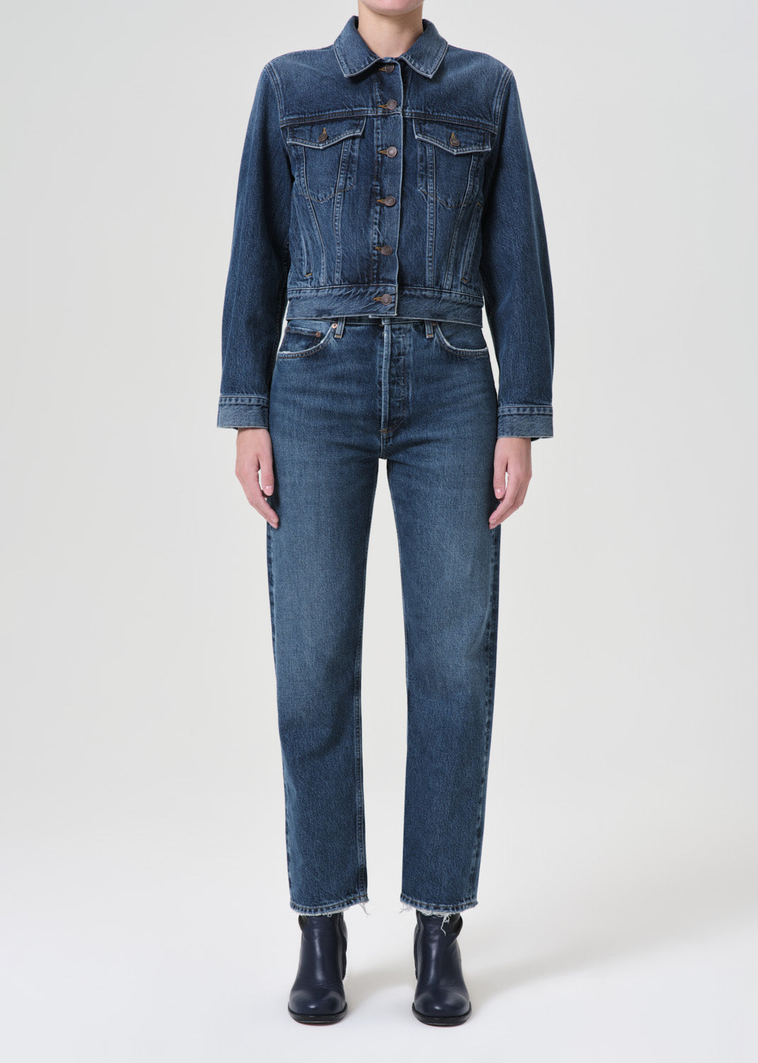 90's Pinch Waist High Rise Straight in Range – AGOLDE