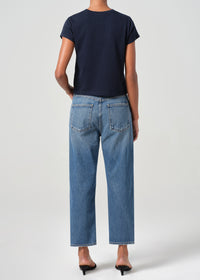 90'S Crop Mid Rise Straight in Essence
