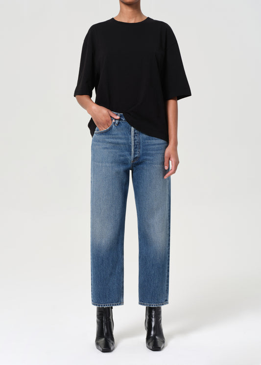 90s Crop Mid Rise Straight in Bounty Front Full Body