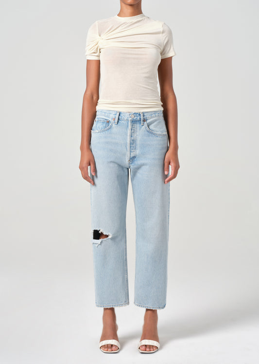 90'S Crop Mid Rise Straight in Segment