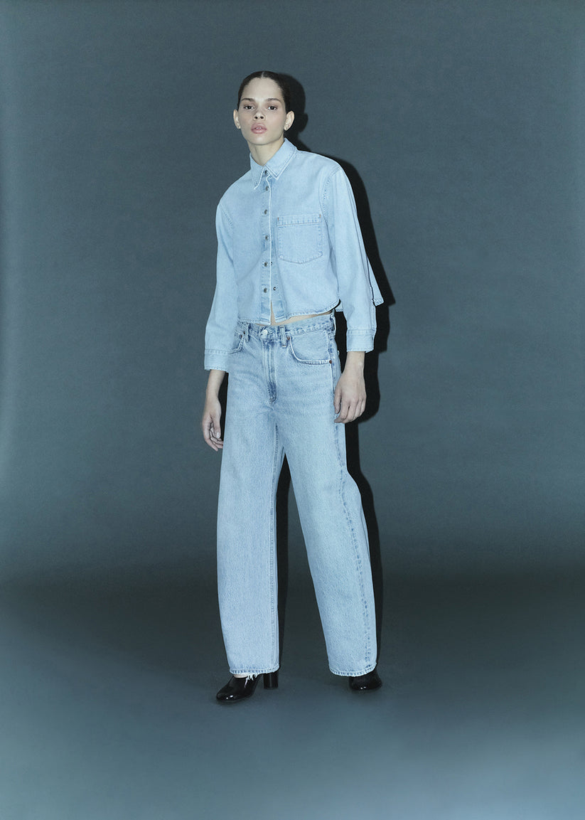 Low Curve Fray Jeans - Force