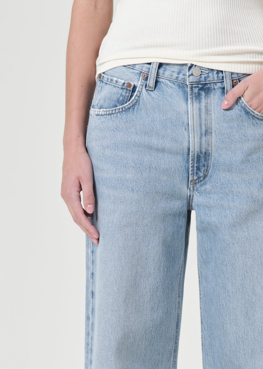 Low Curve Jean in Force detail