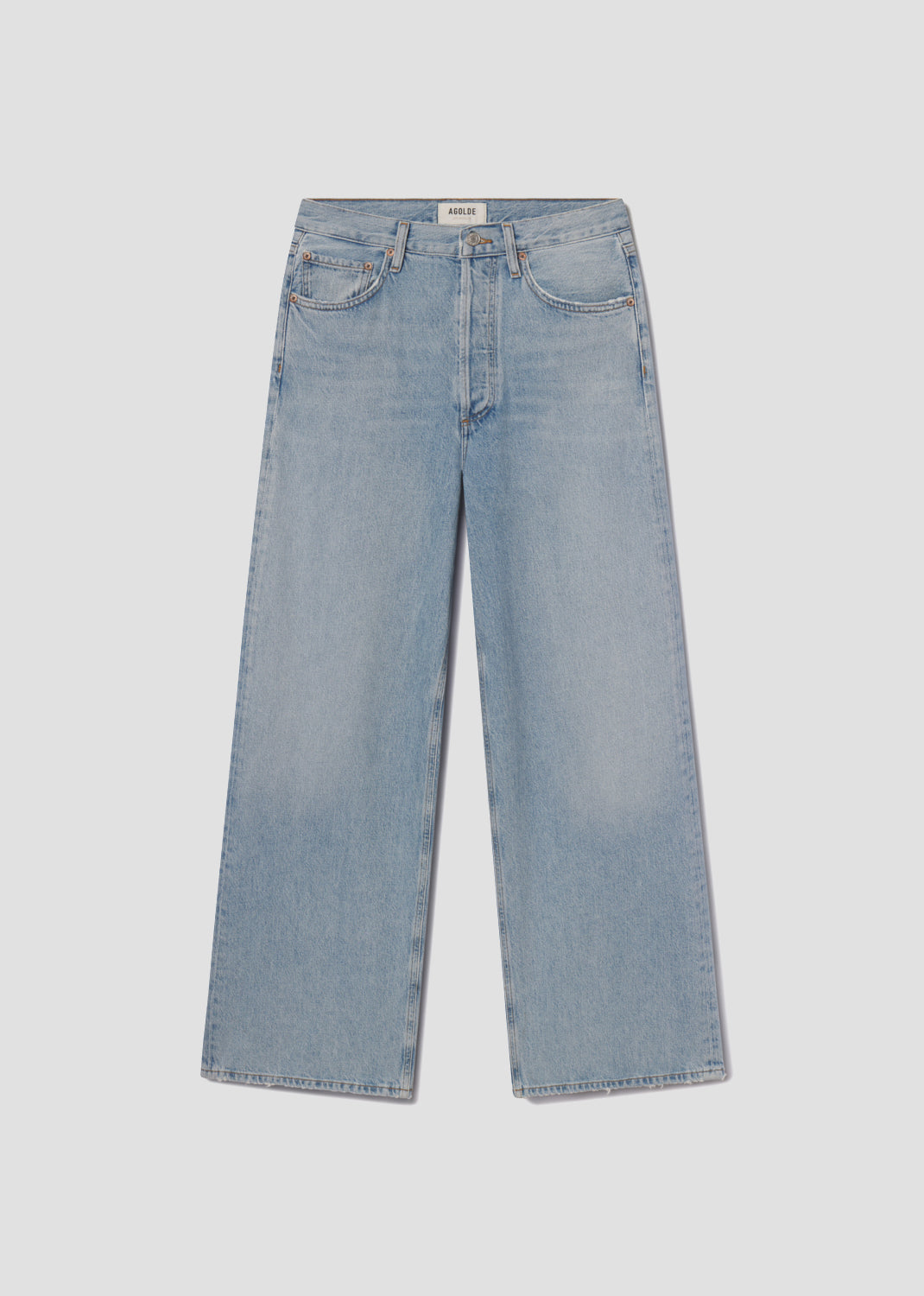 【PORTERNA】Yuko Washing Wide Jeans Sierra Stonewashed Wide Leg Jeans in Lightweight Denim