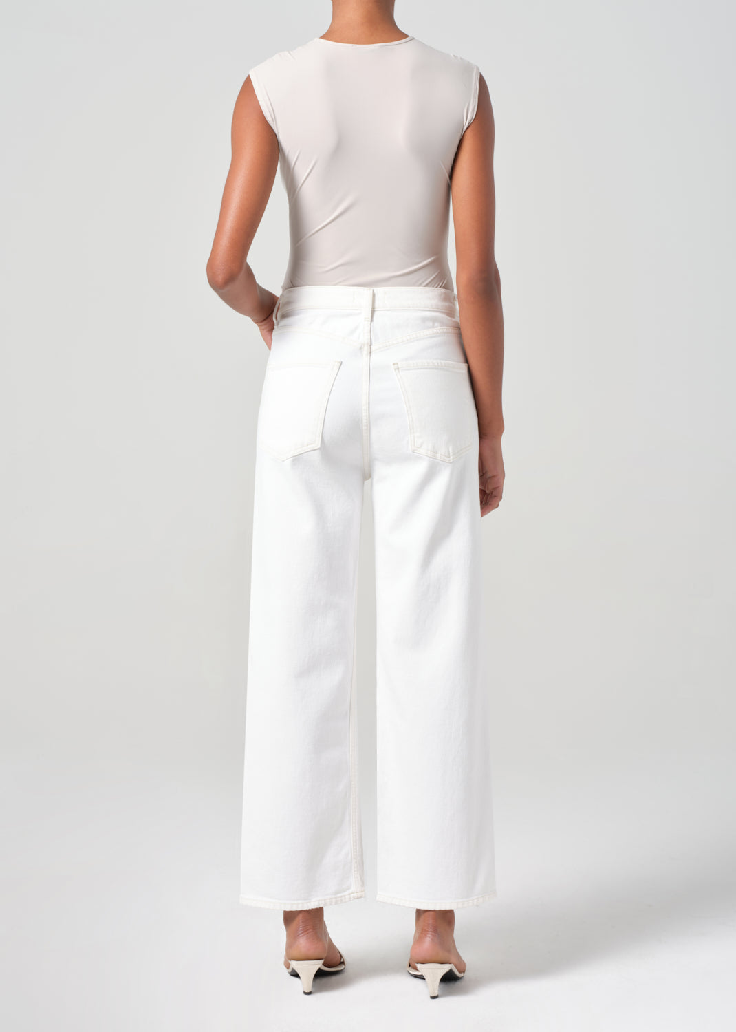 Ren Jean (Stretch) in White Wash back