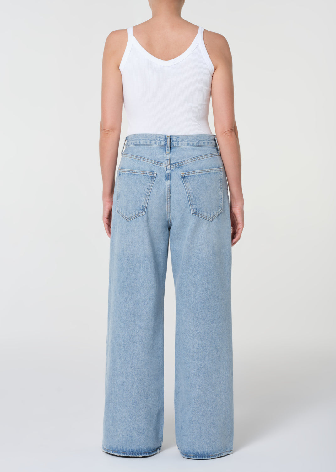 Dame High Rise Wide Leg No Cuff Petite in Conflict – AGOLDE