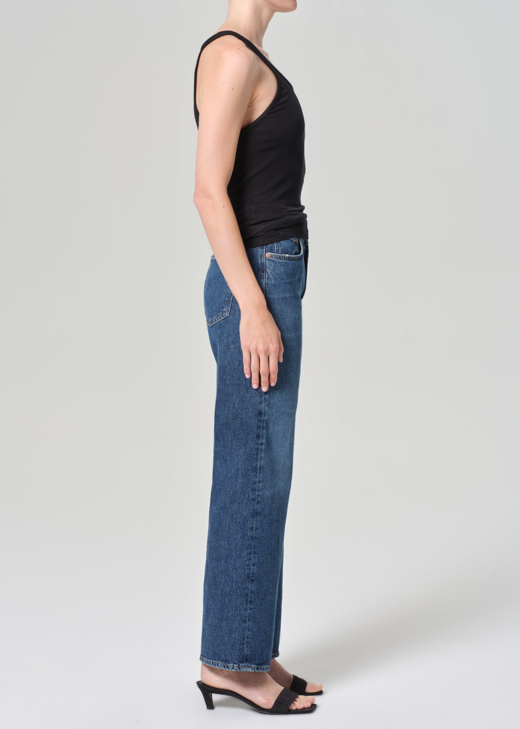 Harper Straight Jean (Stretch) Petite in Tempo