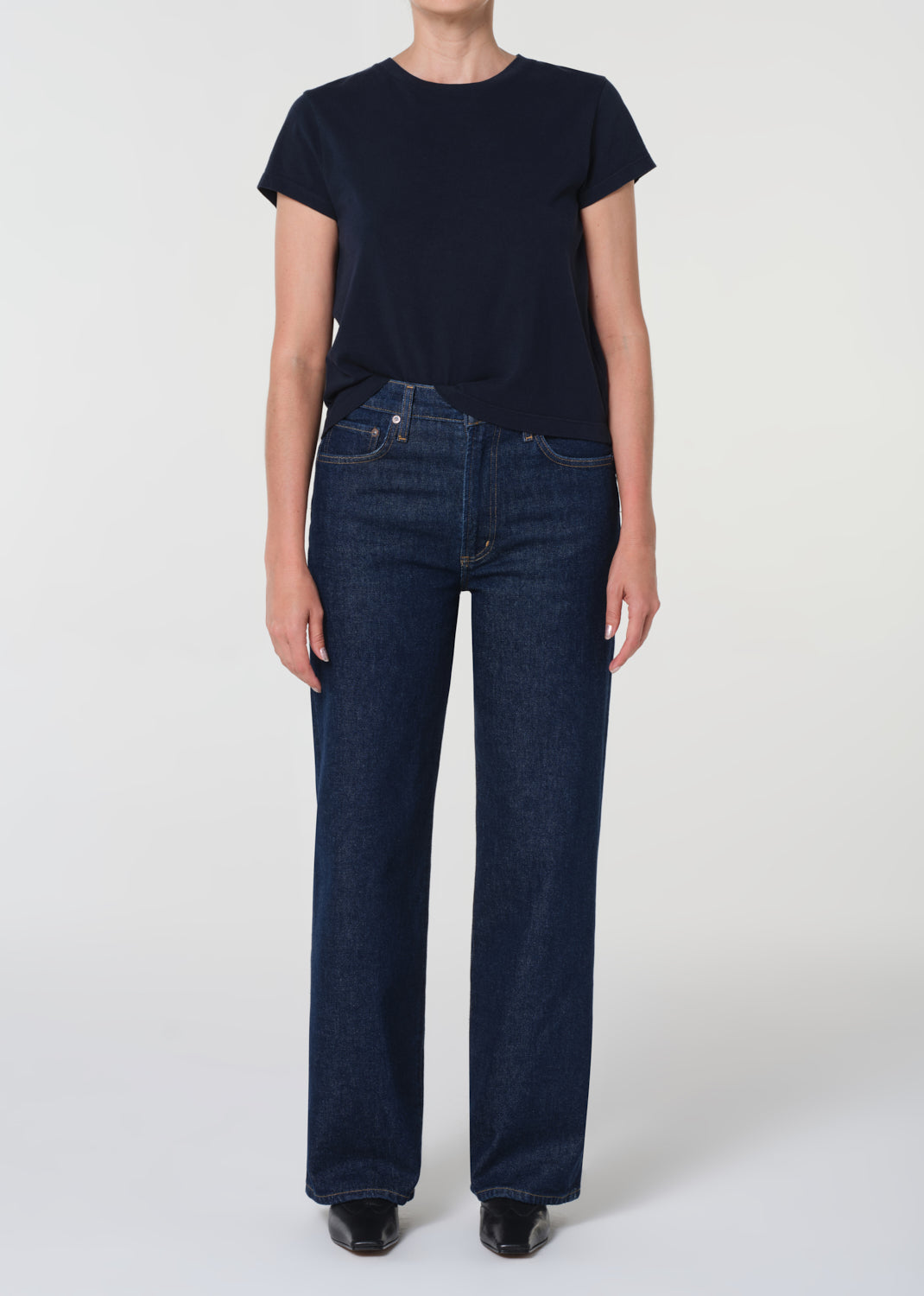 Harper Jean 29" Petite Jean in Reissue Front Full Body