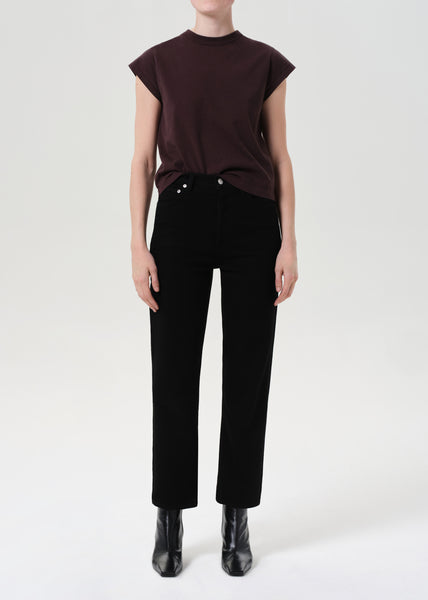 90's Pinch Waist Crop (Comfort Stretch) in Cover – AGOLDE