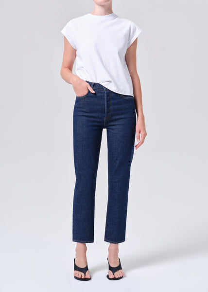 90's Pinch Waist Crop (Comfort Stretch) in Reissue – AGOLDE
