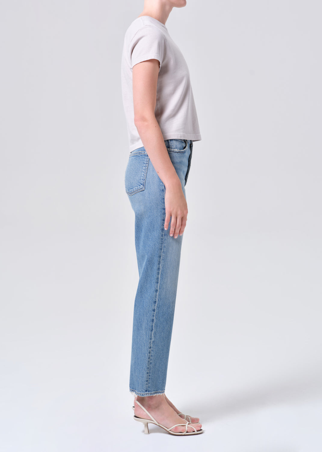 90s Pinch Waist Crop in Renew