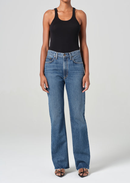 【送料&関税込】AGOLDE Flared Leg Jeans Leena Jean in Placebo – AGOLDE