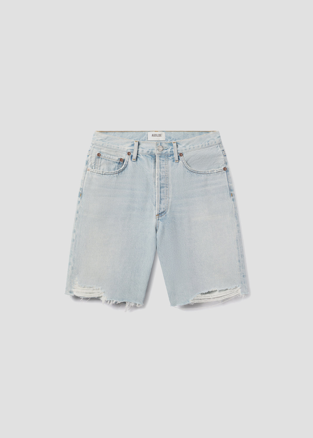 90S Mid Rise Loose Short in Fragment flat