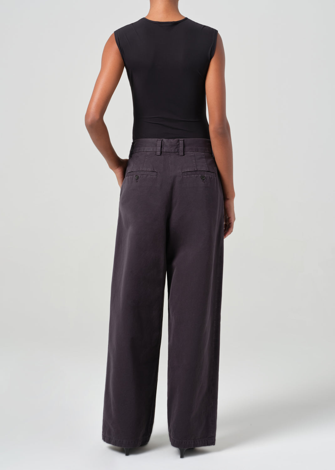 DERYN PANT IN BLACK BACK