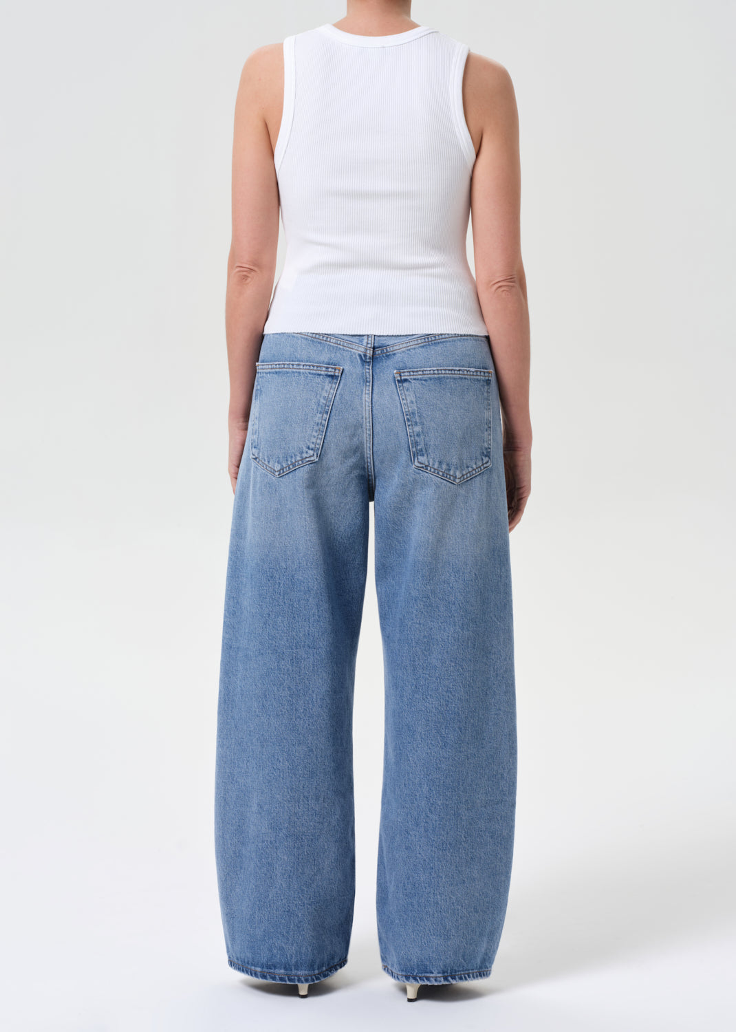 Low Curve Jean Petite in Fairway back