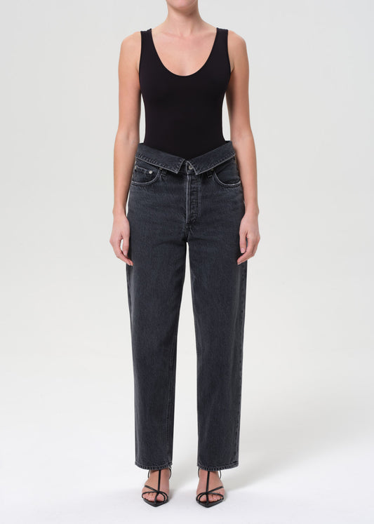 Echo Taper Flip Waistband Jean in Zephyr front