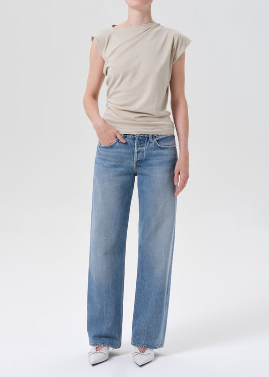 Low Rise Loose Jean In Vault Full Body