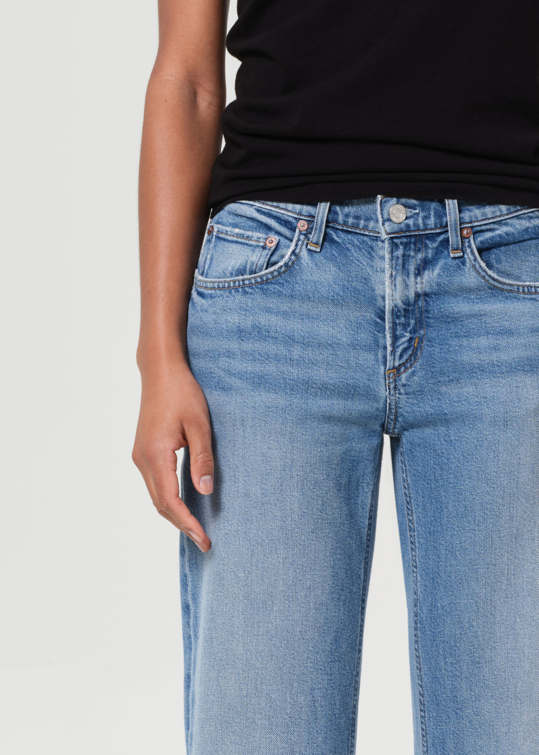 Low Rise Slim (Stretch) in Kindle – AGOLDE