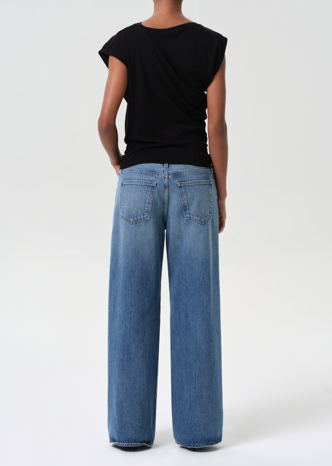 【PORTERNA】Dale Wide Jeans Shana Wide Leg Jean - Charcoal | Parallel
