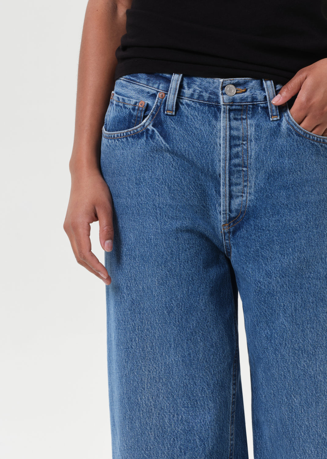 Twist Low Slung Baggy in Myth Extra Close Up