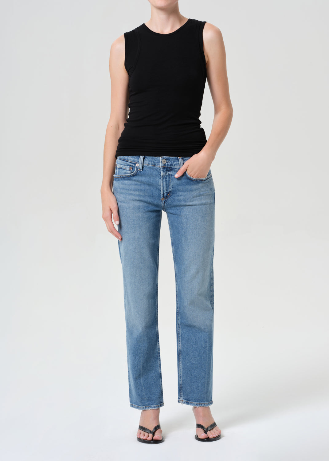 Low Rise Slim Petite (Weightless Stretch) in Kindle from Agolde - $248