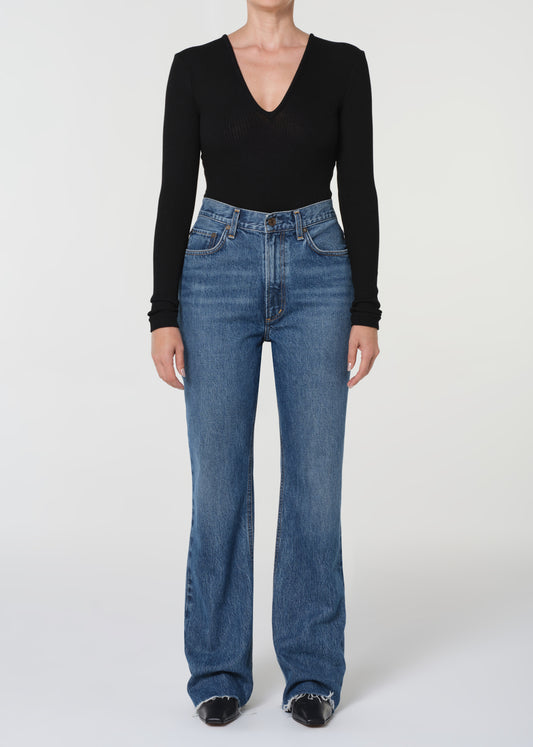 Leena Petite Jean in Placebo Front Full Body