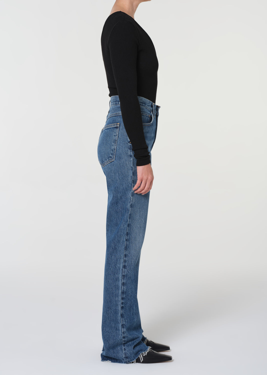 デニム・ジーパン AGOLDE FW25 LINA PLACEBO (A218 1535PCBO) Leena Jean in Placebo – AGOLDE