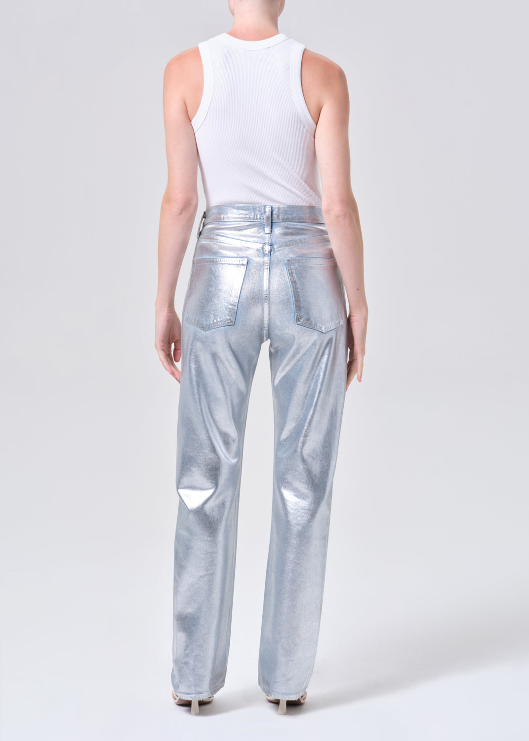 90s Jean 32" in Tin Foil