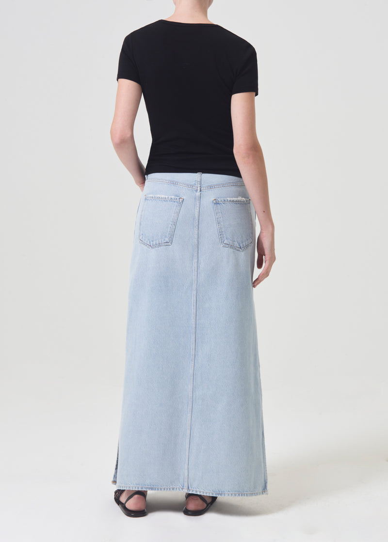 Astrid Slice Skirt in Fragment AGOLDE