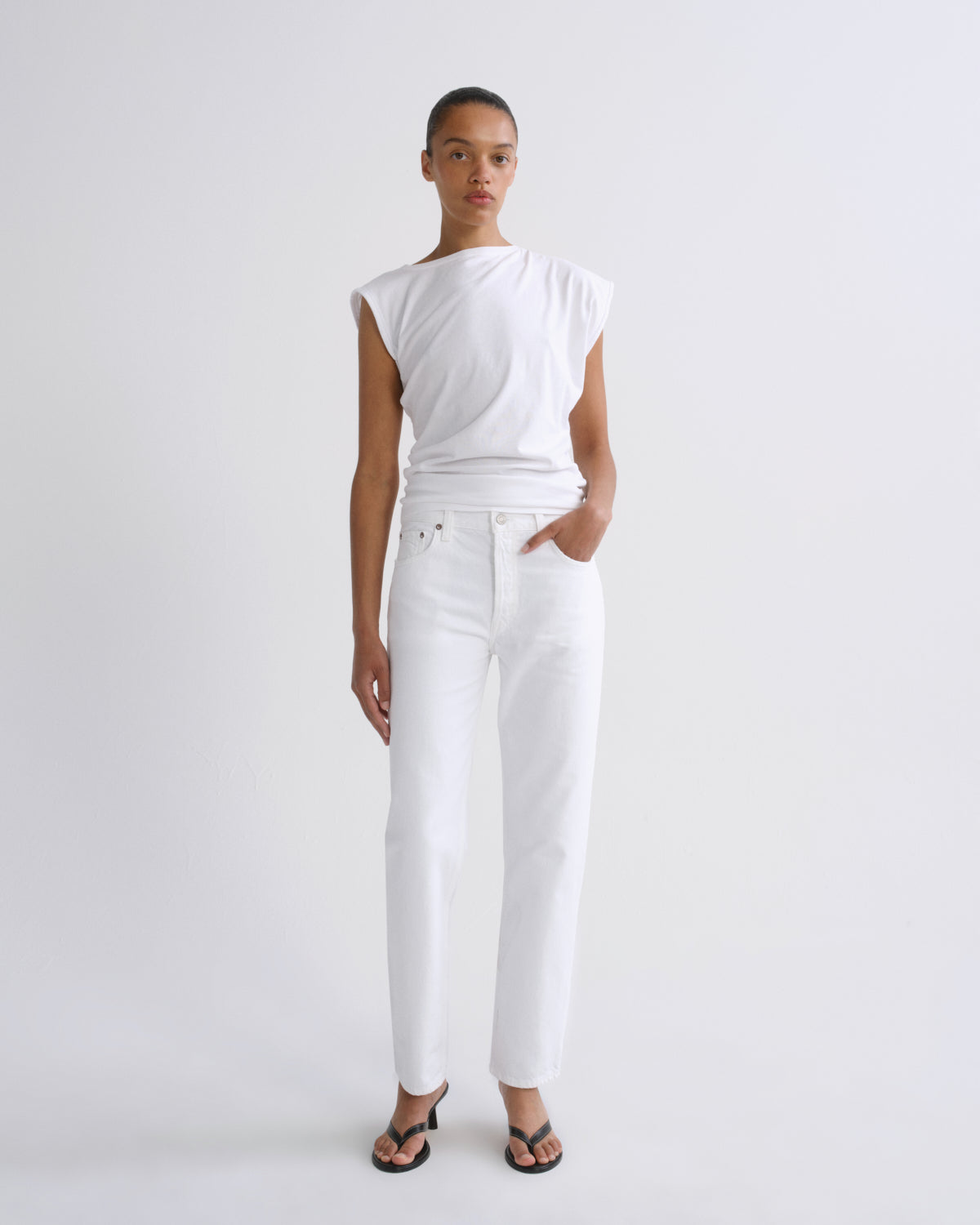 Romney Jean in Marshmallow