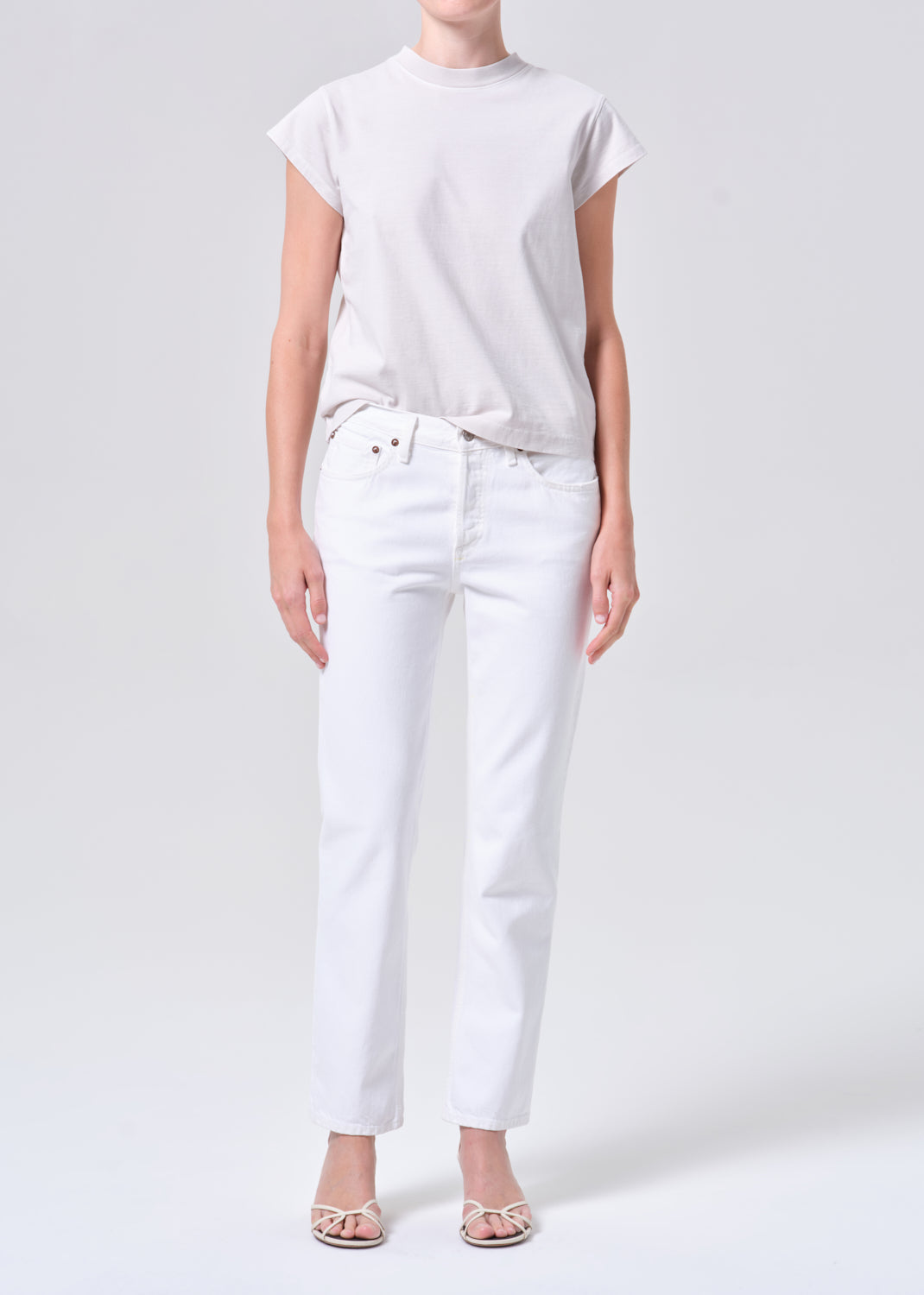 Romney Jean in Marshmallow