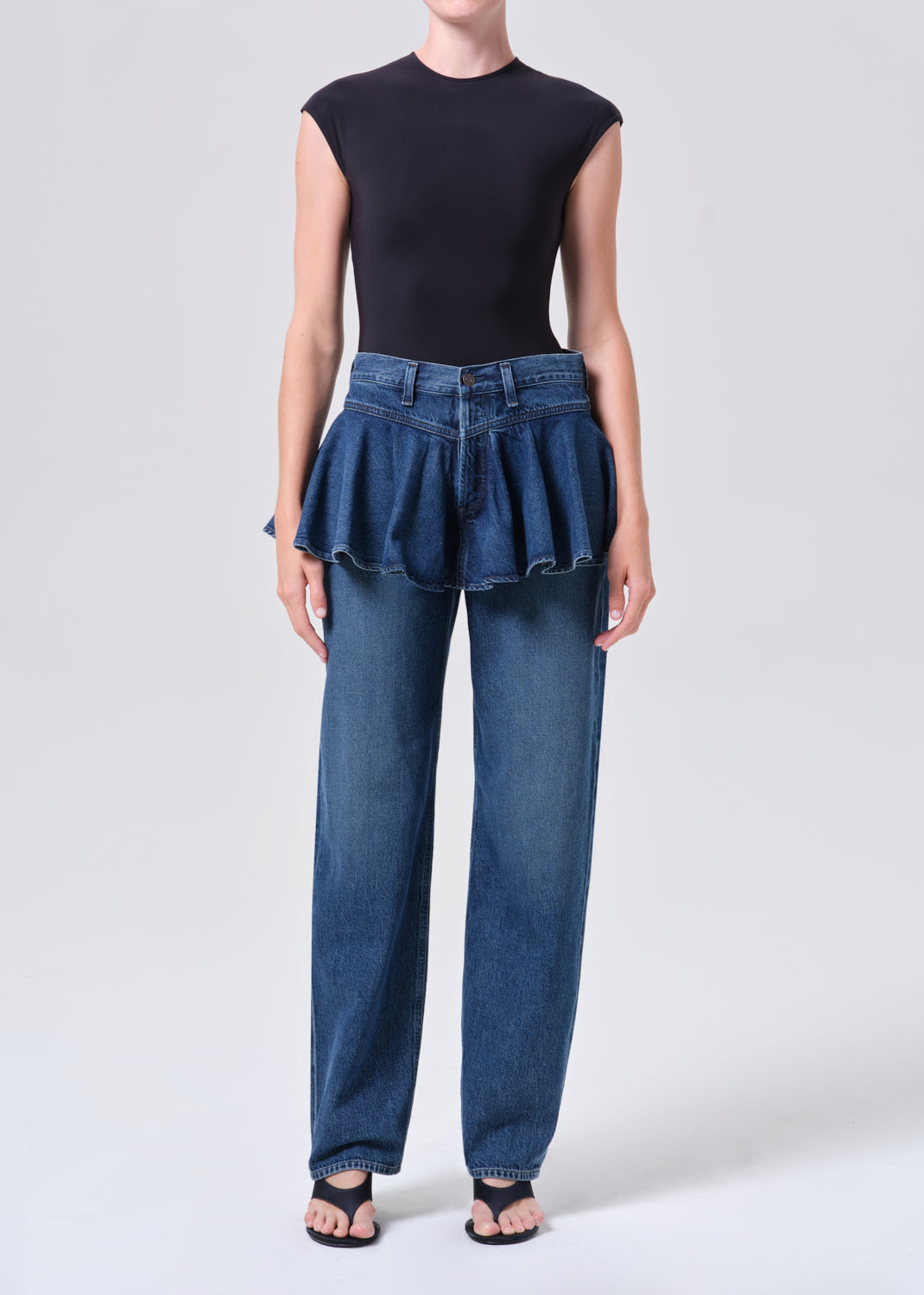 Peplum Jean in Peak