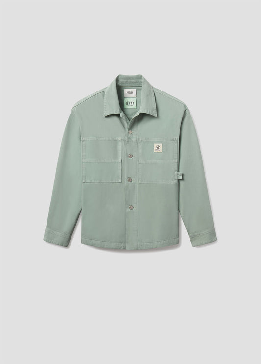 AGOLDE / RSVP Erving Shirt Jacket in Mint