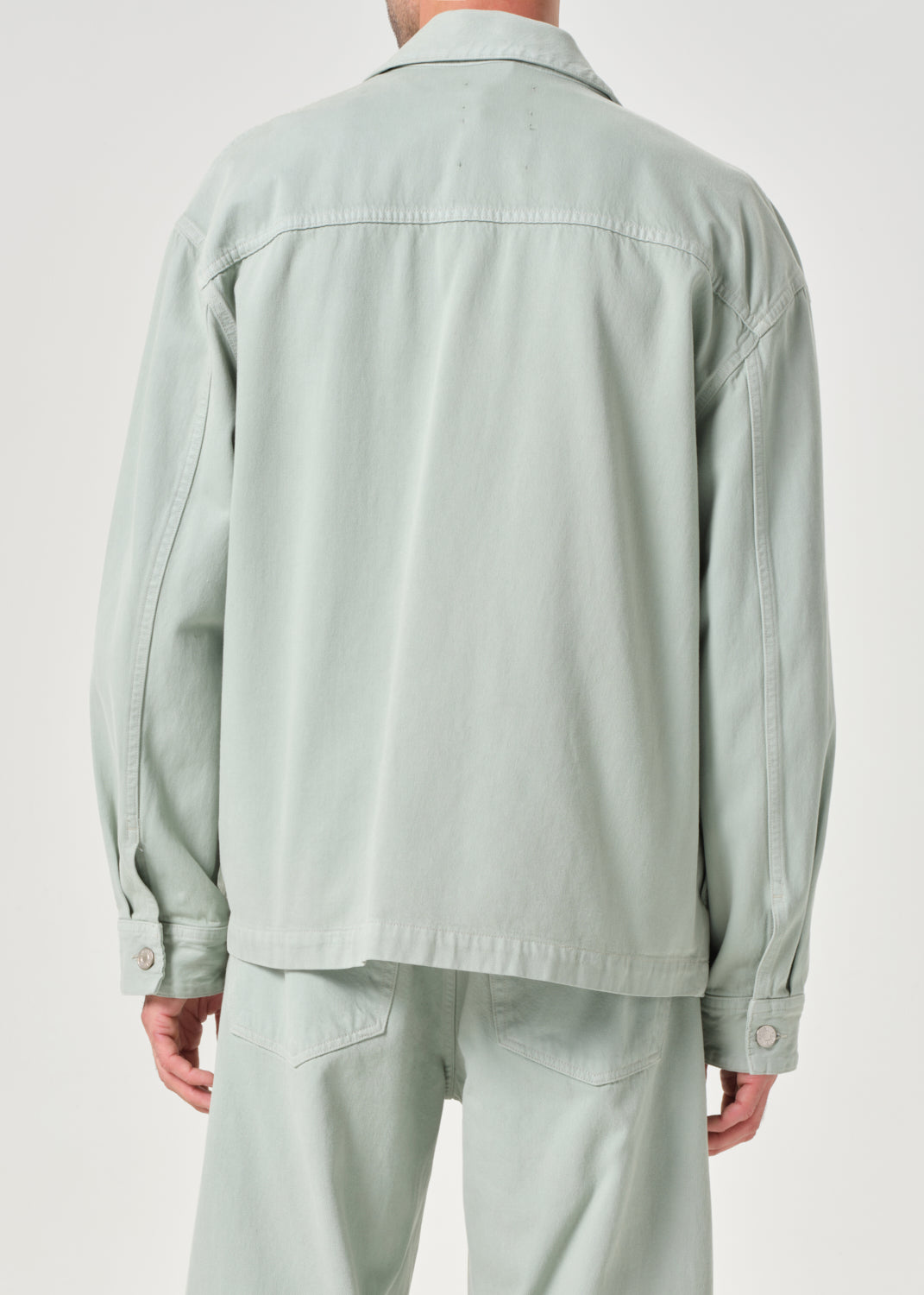 AGOLDE / RSVP Erving Shirt Jacket in Mint