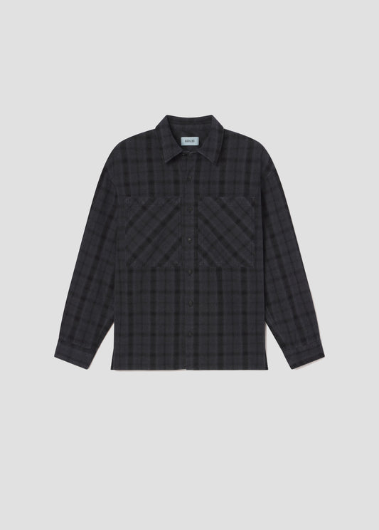 Brennan Shirt in Umbra Check/Mirage