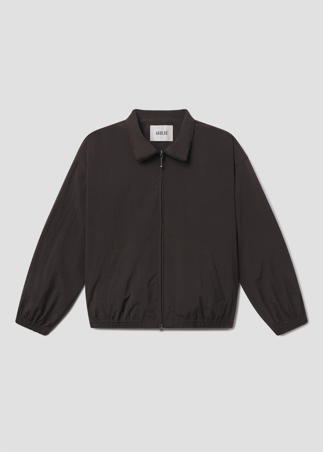 Black jacket on a light gray background