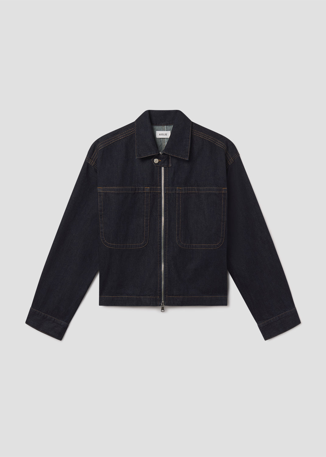 Black jacket on a grey background