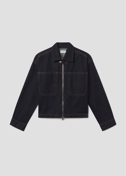 Black jacket on a grey background