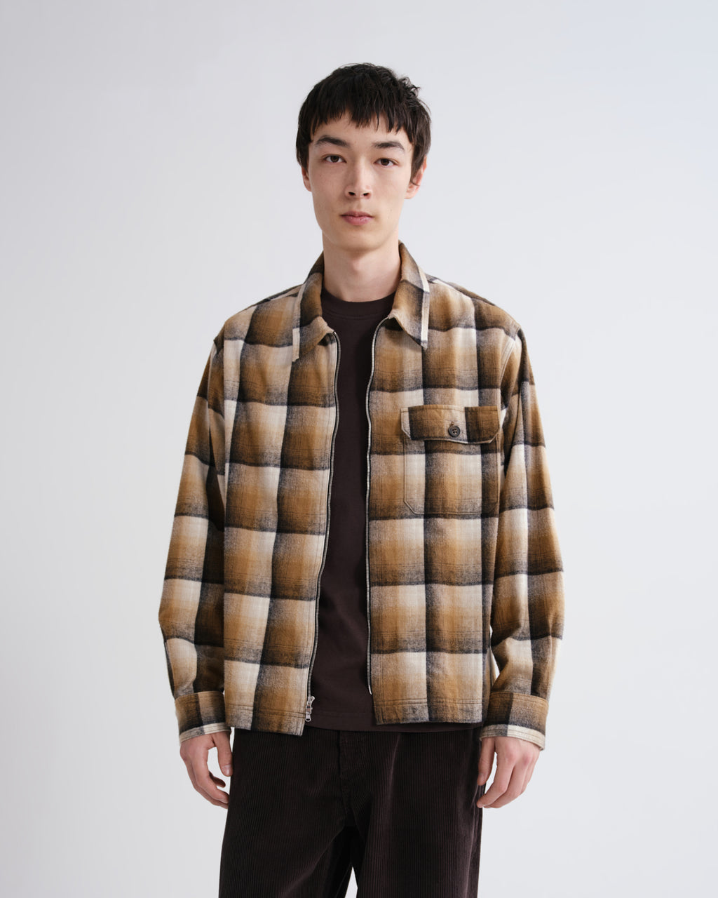 Mccoy Shirt in Battersea Check Khaki