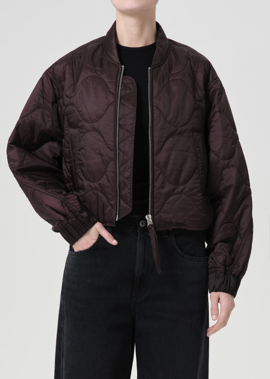 Ssc Iona Quilted Jacket in Infusion front