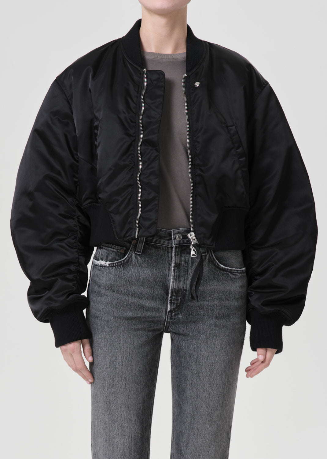 Ssc Jett Bomber Jacket in Black front