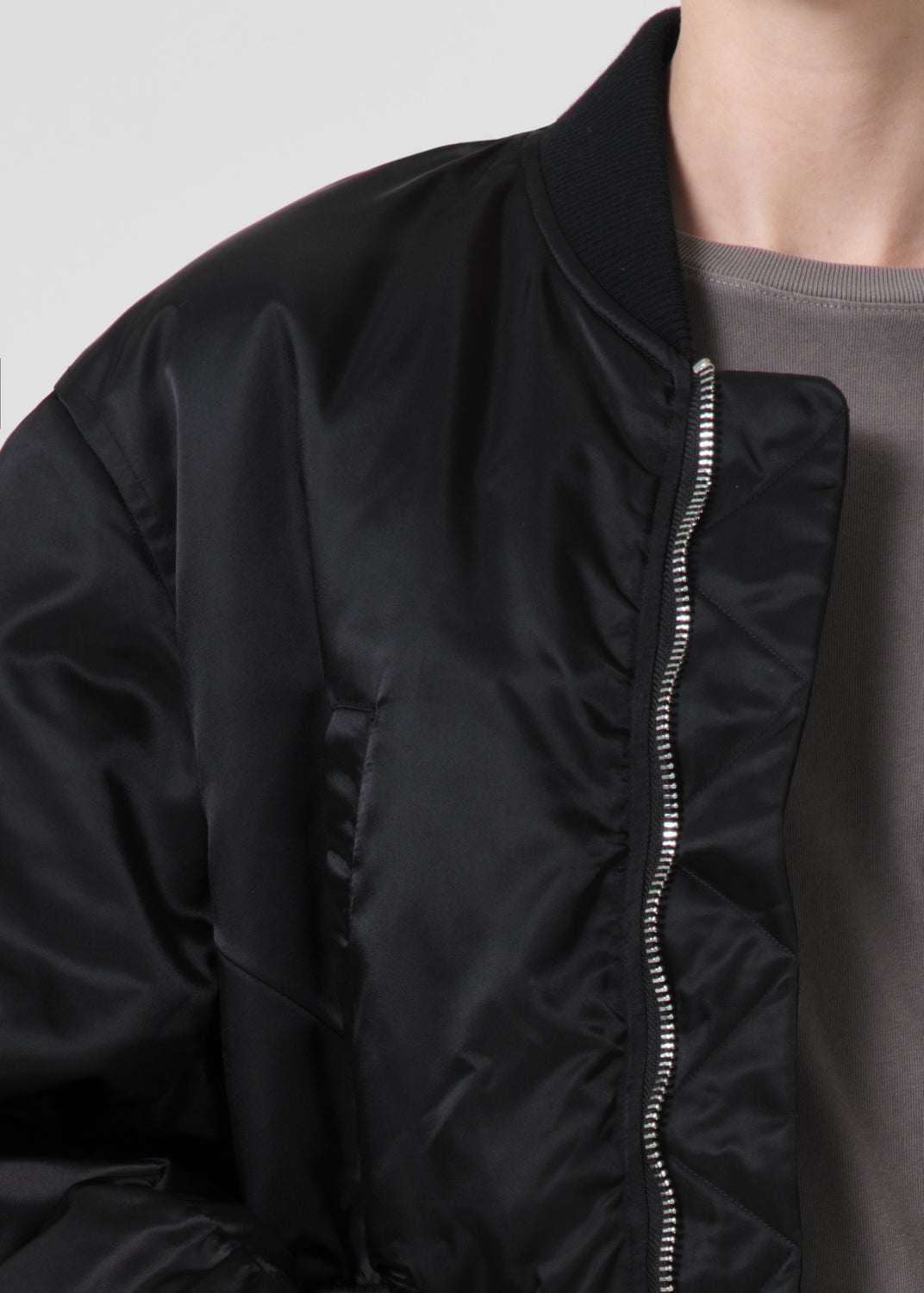 Ssc Jett Bomber Jacket in Black detail