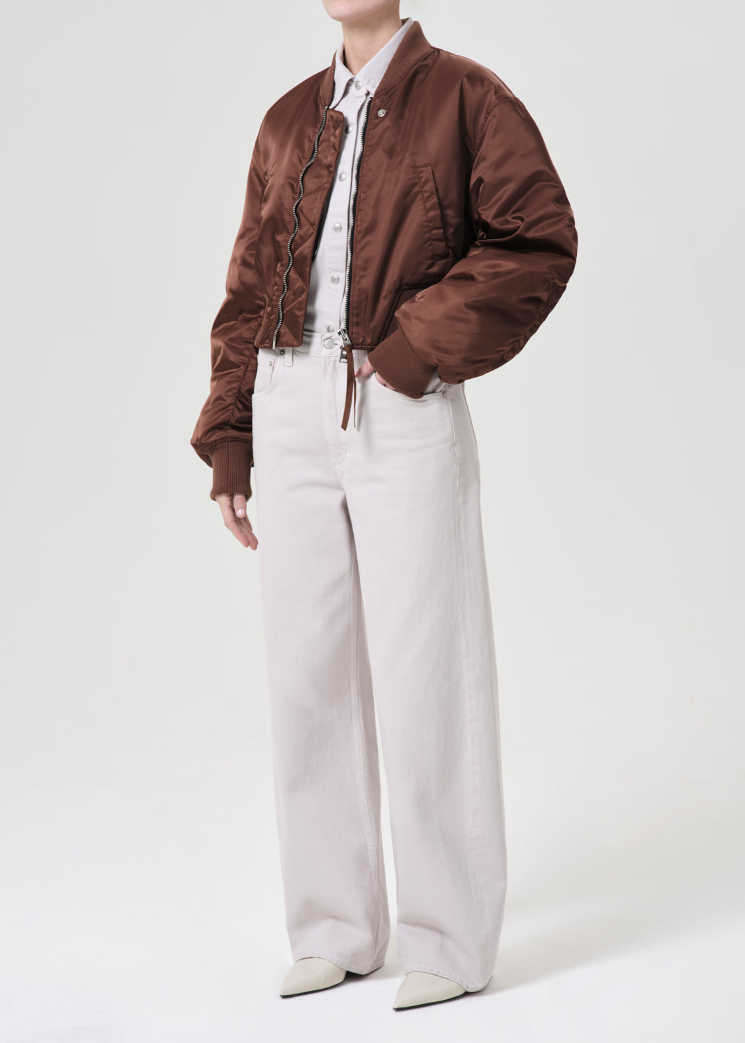 Ssc Jett Bomber Jacket in Gingersnap front