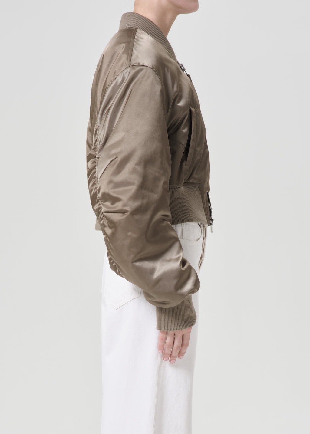 Ssc Jett Bomber Jacket in Sage side