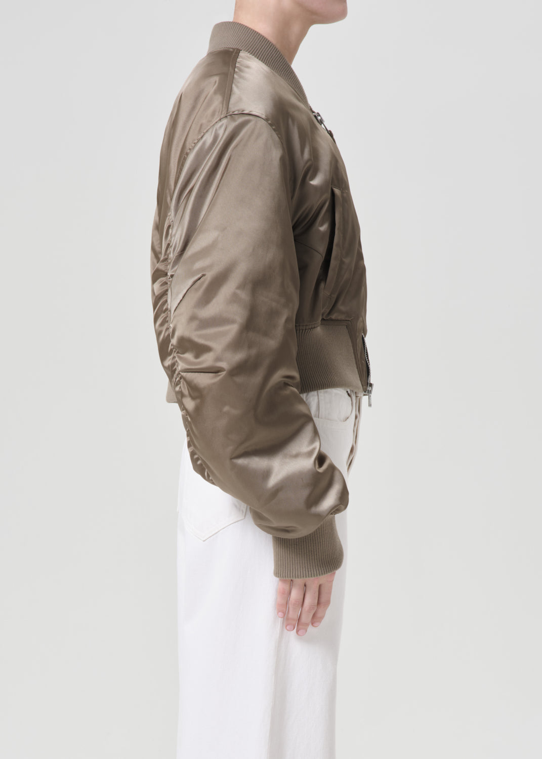 Ssc Jett Bomber Jacket in Sage side
